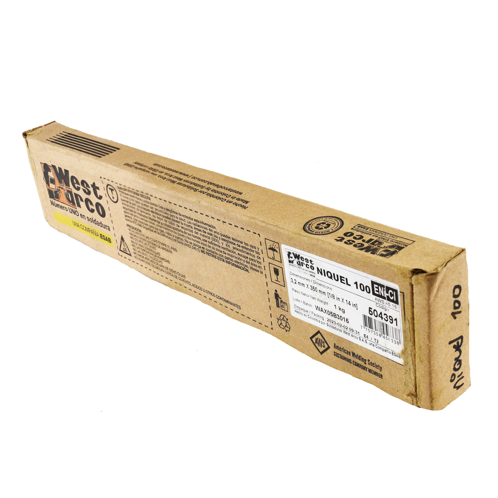 Electrodo Niquel 100 - 1/8