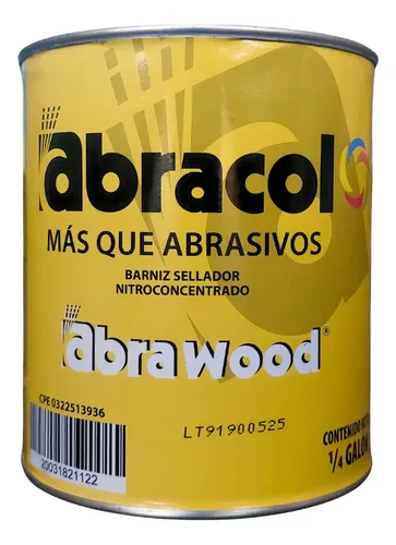 Sellador De Madera 1/4 Galon Abracol