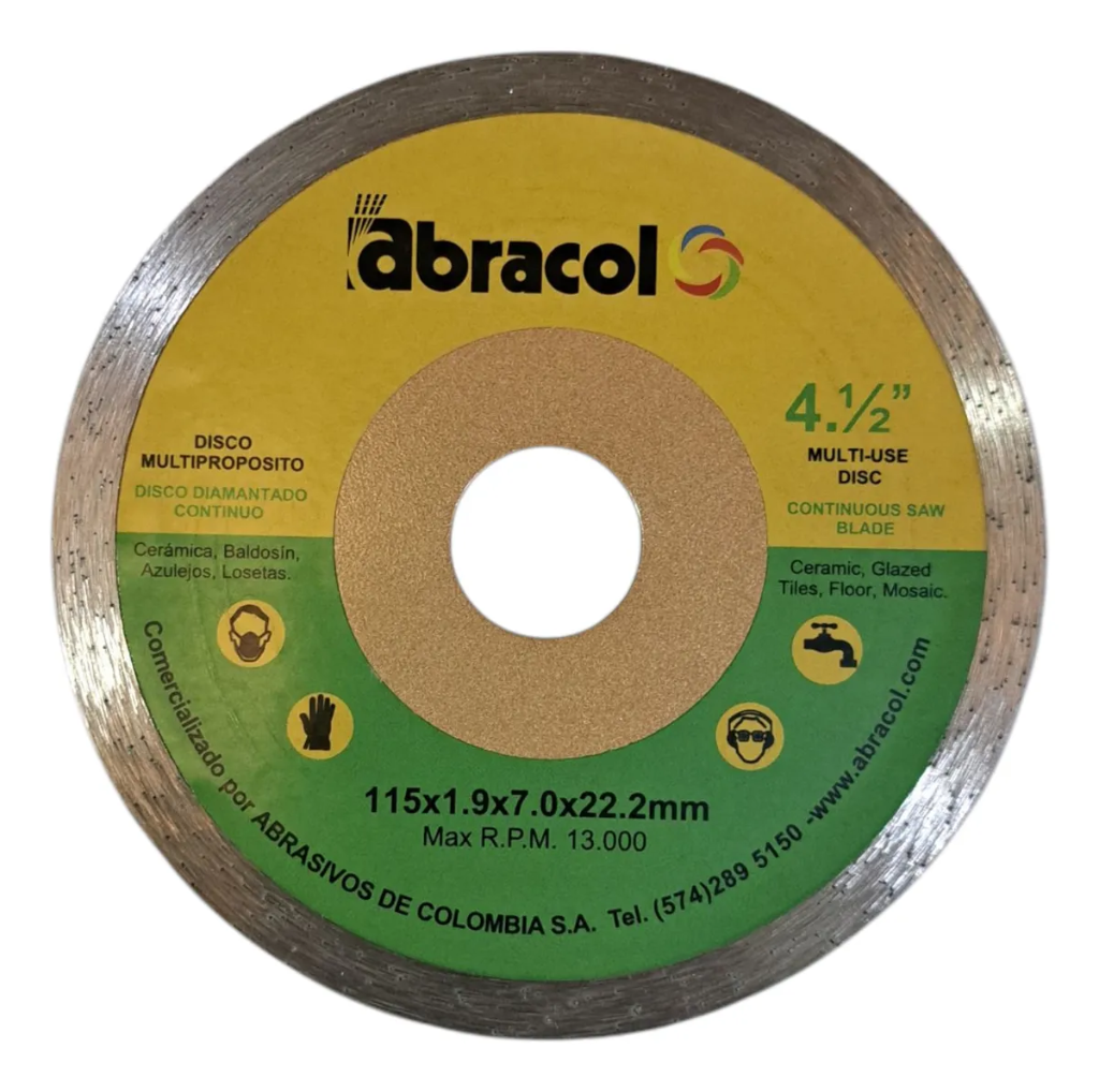 Disco diamantado multiproposito 4" (Continuo)
