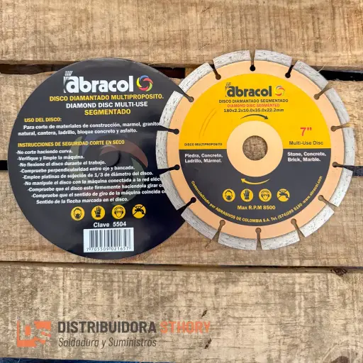 Disco diamantado multiproposito 7" Segmentado